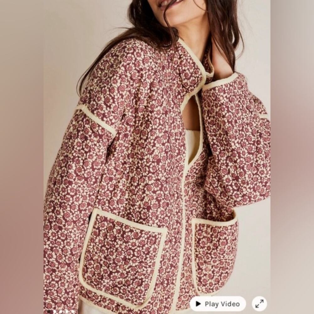 Free people Chloe jacket pink floral - Picture 5 of 5